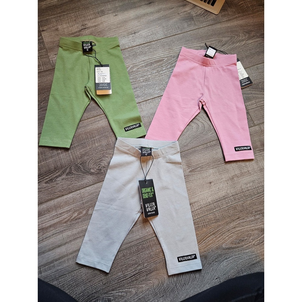 viller valla baby girl organic cotton pants 3 mos